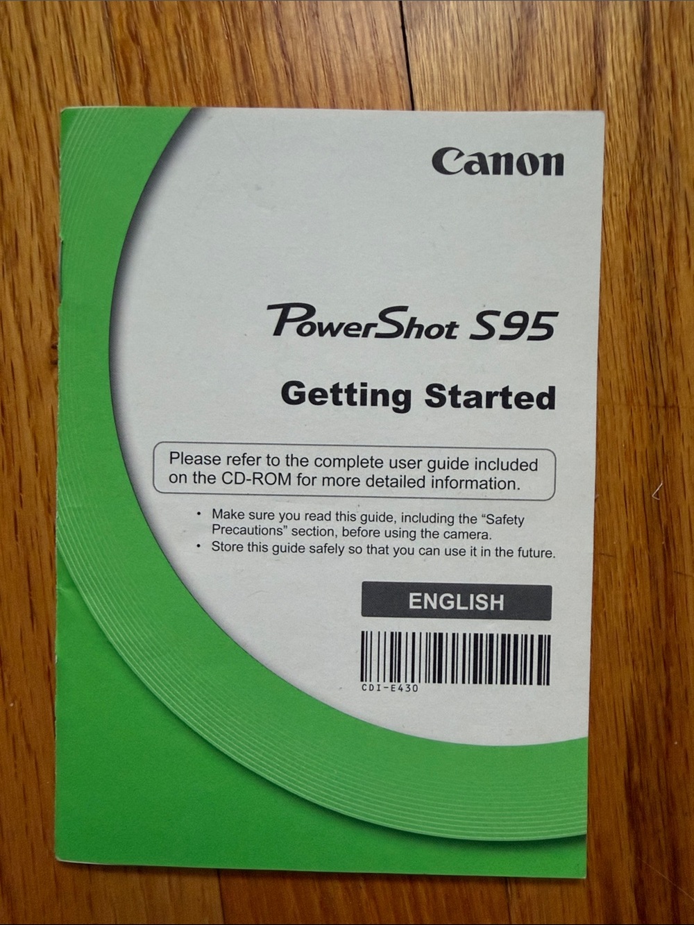 Canon PowerShot S95 Guide manual